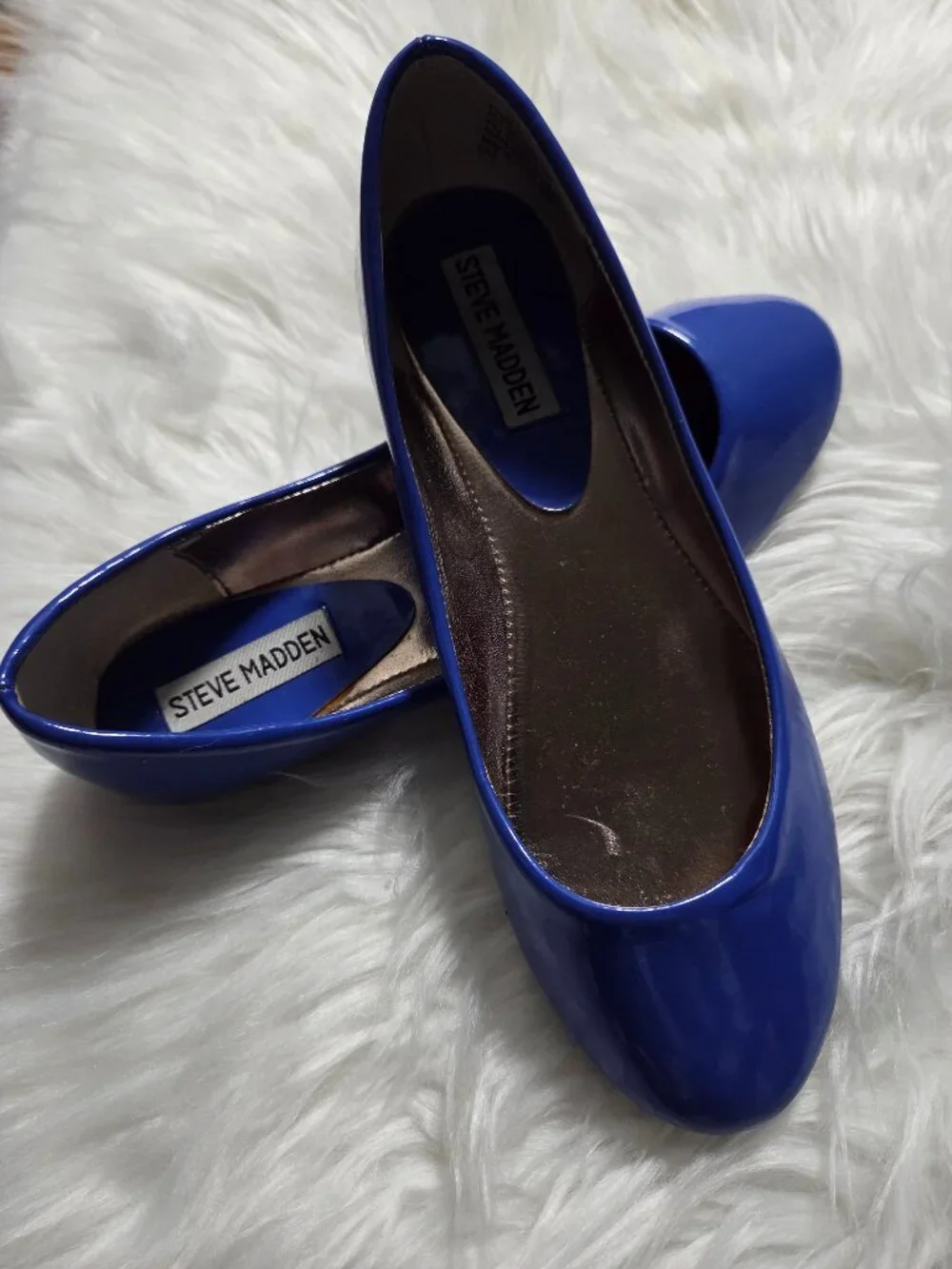 Steve Madden Blue Flats